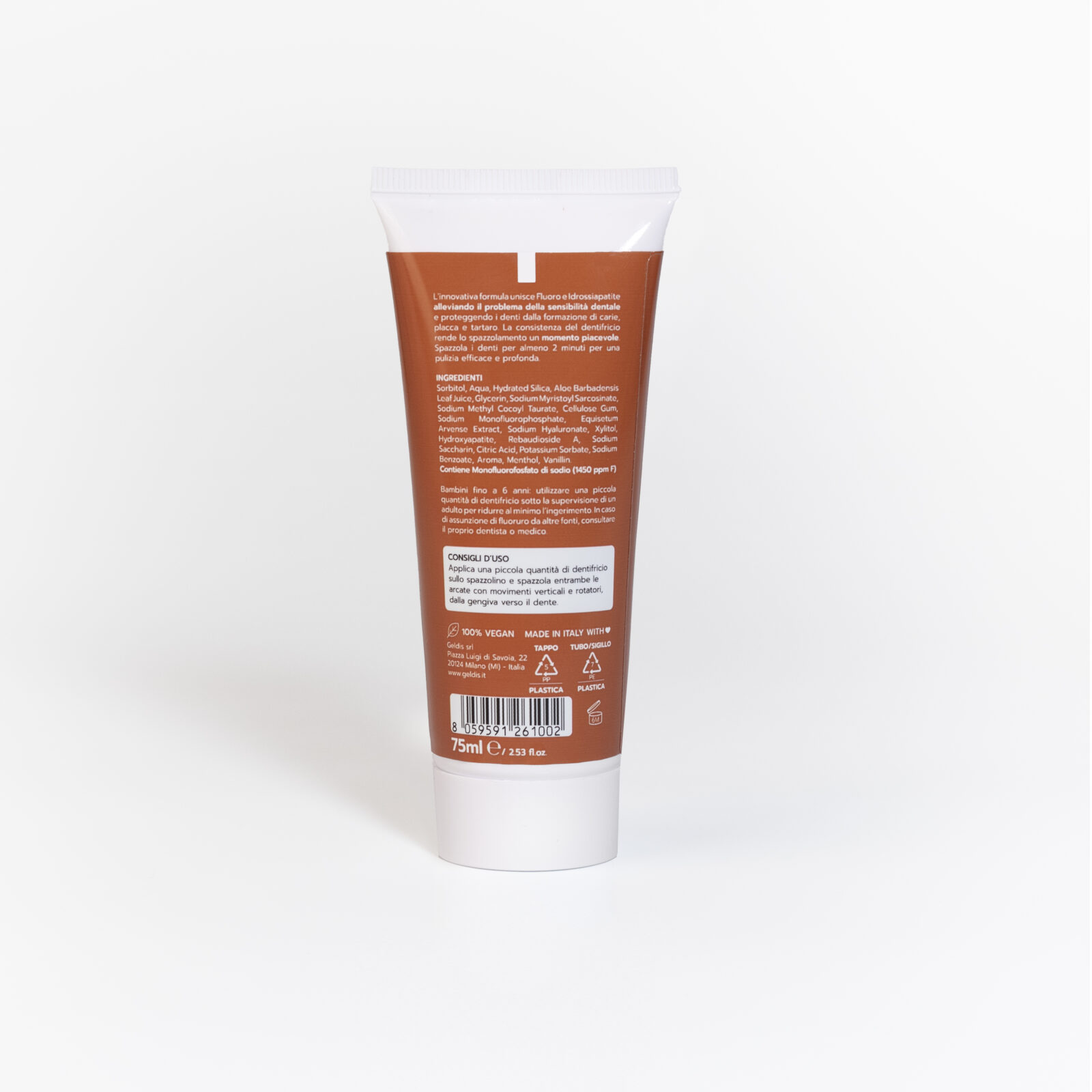Dentifricio per denti sensibili - Caramello Salato 75ml - immagine 2